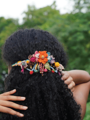 Pince a Peigne Floral Mehka Bodil